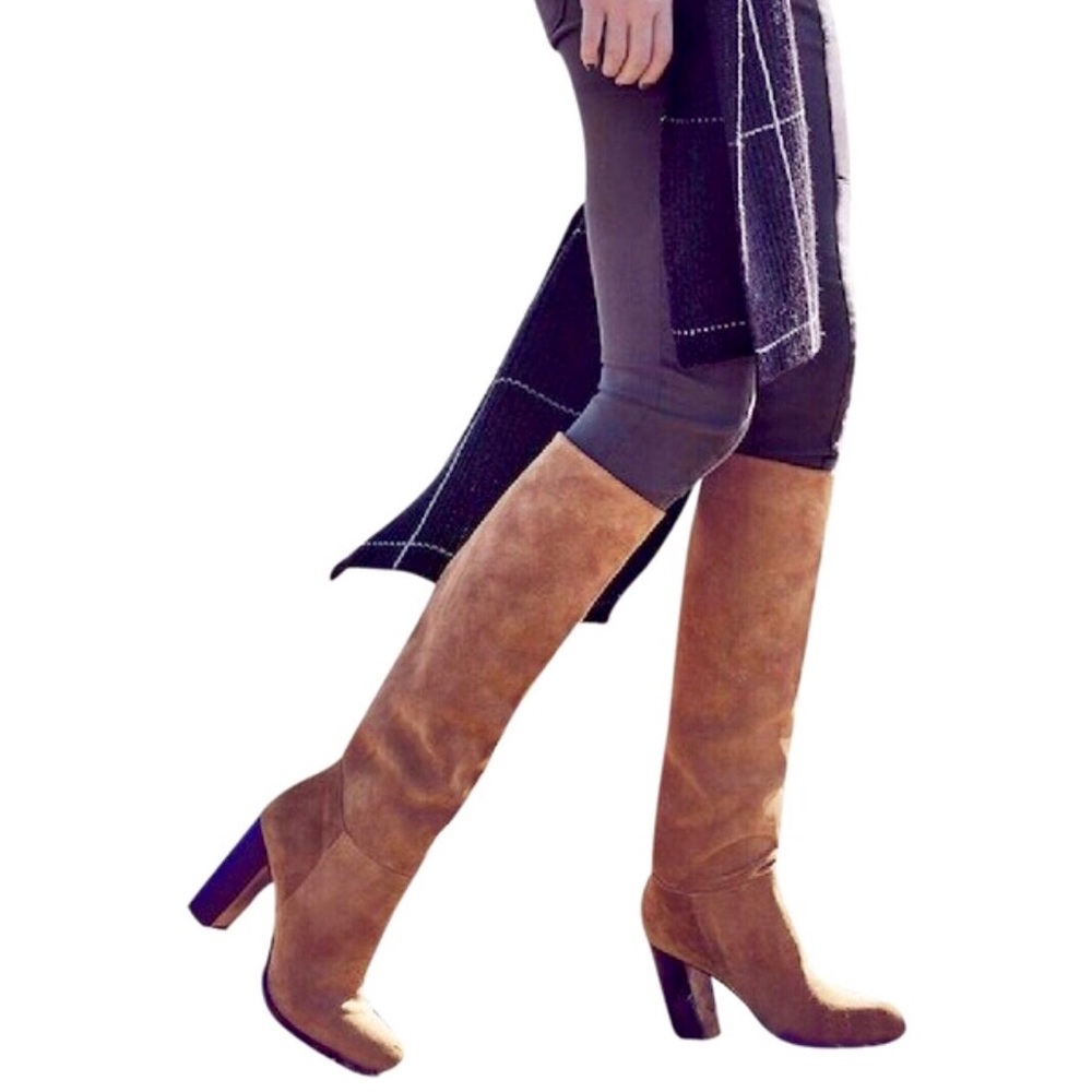 Sam Edelman Victoria Camel Slouch Boots